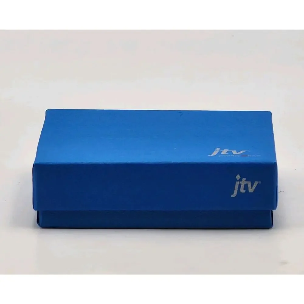 Lot Of 20 Empty Jewelry Boxes Cardboard Blue JTV logo FAST SHIPPING